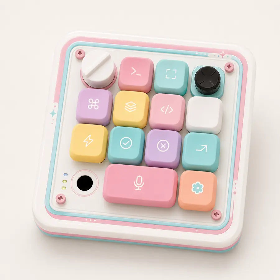 AUKUPLUS Arcade Candy shell and keycap set for Codex Micro