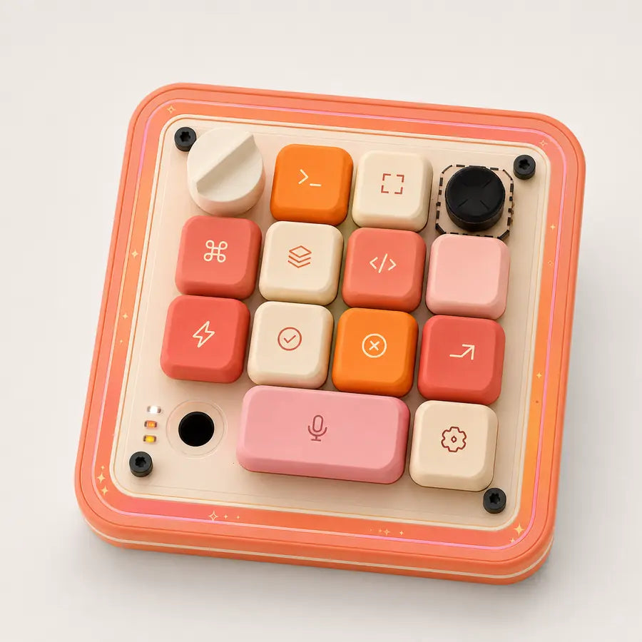 AUKUPLUS Arcade Sunset shell and keycap set for Codex Micro