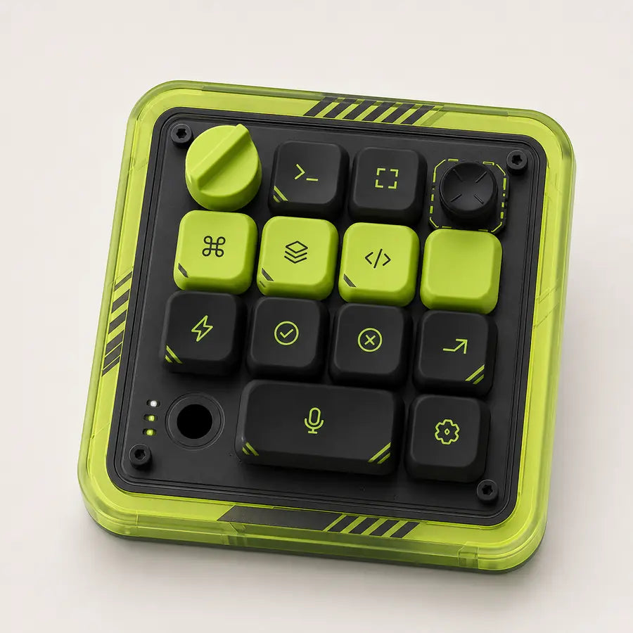 AUKUPLUS Cyber Acid shell and keycap set for Codex Micro